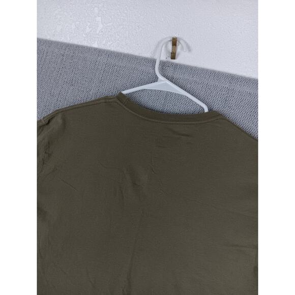 Grunt Style T Shirt Mens L Army Green Grumpy Old Vet Flag Patriotic - Picture 8 of 11